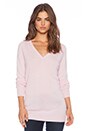 view 1 of 3 Asher V Neck Sweater in Cool Pink