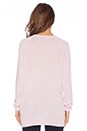 view 3 of 3 Asher V Neck Sweater in Cool Pink