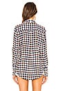 view 3 of 4 Luis Blouse in Houndstooth