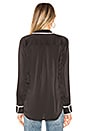 view 3 of 4 BLUSA GENEVIA in True Black & Natural White