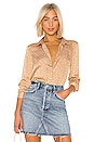 view 1 of 5 РУБАШКА LEEMA in Ocre Multi