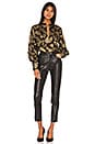 view 4 of 5 Boleyn Blouse in Black Gold