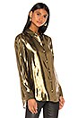 view 2 of 4 Burnel Blouse in Metallic Gold