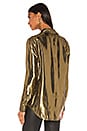 view 3 of 4 Burnel Blouse in Metallic Gold