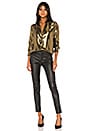 view 4 of 4 Burnel Blouse in Metallic Gold
