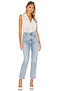 view 4 of 4 Sleeveless Slim Signature Top in Nature White & Eclipse