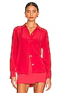 view 1 of 4 Leema Blouse in Tango Red