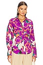 view 1 of 4 Alya Shirt in Dazzling Purple Multi