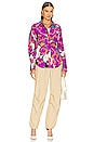 view 4 of 4 Alya Shirt in Dazzling Purple Multi