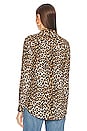view 3 of 5 Underground Leopard Printed Slim Signature Blouse in Natural
