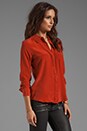 view 2 of 5 Brett Blouse in Rust