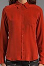view 4 of 5 Brett Blouse in Rust