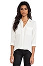 view 1 of 5 Slim Signature Blouse in Nature White