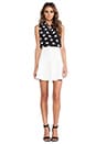 view 2 of 5 Colleen Modest Heart Blouse in Black & Nude
