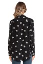 view 3 of 5 Reese Star Sketch Printed Blouse in Black
