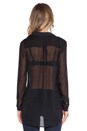 view 3 of 5 Miles with Contrast Blouse in True Black