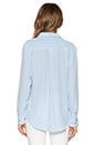 view 3 of 4 Slim Signature Blouse in Periwinkle Blue