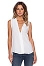 view 1 of 3 Adalyn Sleeveless Blouse in Bright White