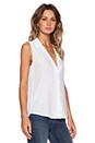 view 2 of 3 Adalyn Sleeveless Blouse in Bright White