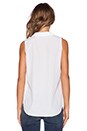 view 3 of 3 Adalyn Sleeveless Blouse in Bright White