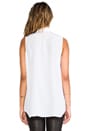 view 3 of 3 Chemisier Signature sans manches in Bright White