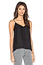 view 2 of 3 Layla Inverted Chevron Cami in True Black