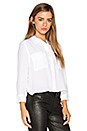view 2 of 4 クロップドシグネチャーボタンアップ in Bright White