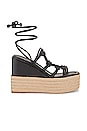 view 1 of 5 Pelagia Espadrille Wedge in Florence Black
