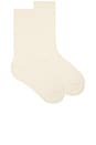 view 1 of 2 Classic Rib Socks in Cream