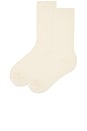 view 2 of 2 Classic Rib Socks in Cream