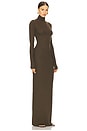 view 2 of 3 VESTIDO LONGO GOLA ALTA in Moss