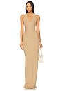 view 1 of 3 Halter Maxi Dress in Taupe