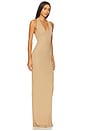 view 2 of 3 Halter Maxi Dress in Taupe