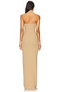 view 3 of 3 Halter Maxi Dress in Taupe