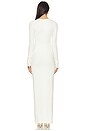 view 3 of 3 Long Sleeve Crewneck Maxi Dress in Cream