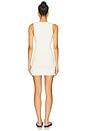 view 3 of 3 Sleeveless Crewneck Soft Jersey Mini Dress in Ivory
