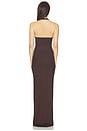 view 3 of 3 Halter Maxi Dress in Espresso