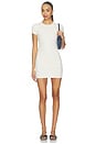 view 1 of 3 Cap Sleeve Mini Dress in Cream