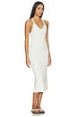 view 2 of 3 V-neck Racerback Midi Dress in Cream