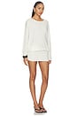 view 2 of 3 ROBE MINI ENCOLURE BATEAU in Ivory