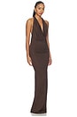 view 2 of 4 ROBE MAXI GISELE in Bark