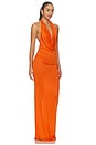 view 2 of 4 ROBE MAXI GISELE in Papaya