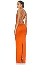 view 3 of 4 ROBE MAXI GISELE in Papaya