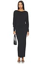 view 1 of 3 Mountain Soft Jersey Midi Dress in Black