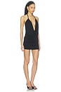 view 2 of 3 ROBE MINI EN JERSEY DOUX ANJA  in Black
