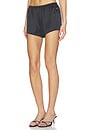 view 3 of 6 Silk Lane Short in Black