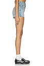 view 3 of 6 Nash High Waist Short in Medium Indigo