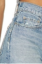 view 6 of 6 Nash High Waist Short in Medium Indigo