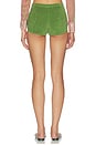 view 4 of 6 Mini Terry Track Short in Fern
