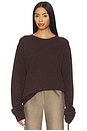 view 1 of 4 James Cashmere Sweater in Espresso
